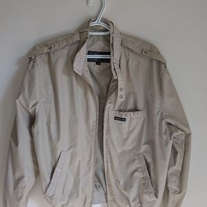 Member's Only Beige Lightweight Jacket
